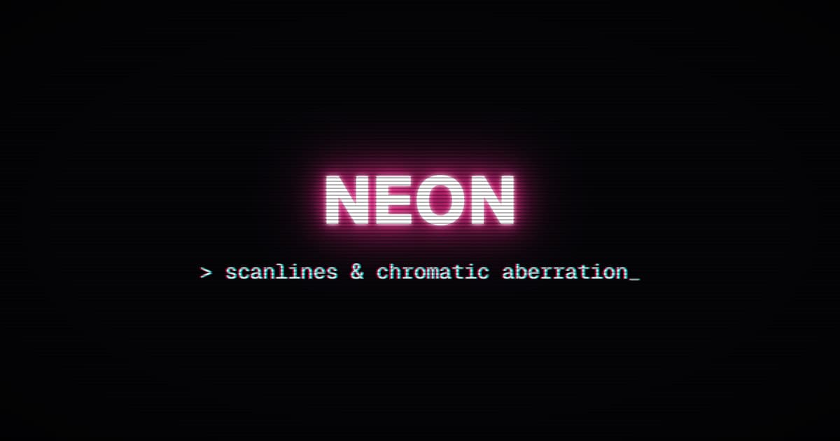 Neon CRT